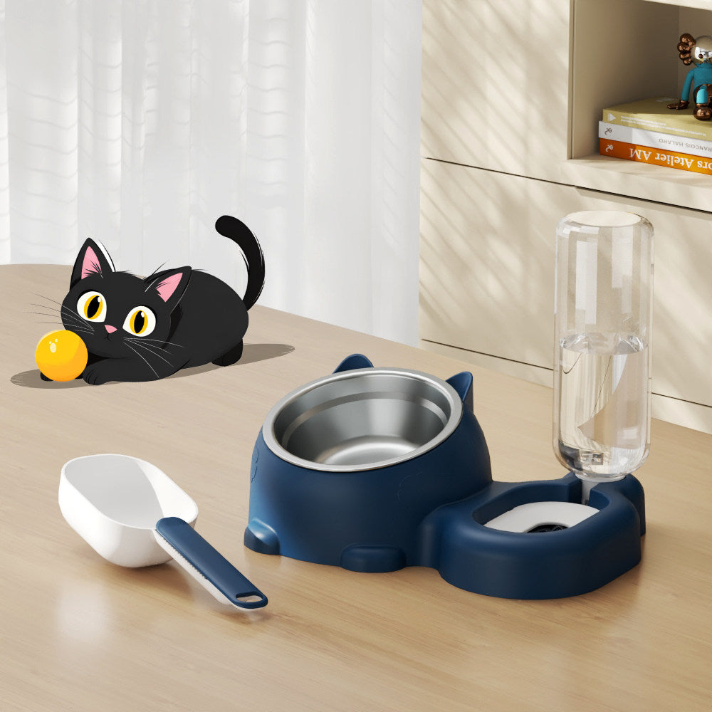 Gravity refill pet food and water bowl set, photo 12 of 13