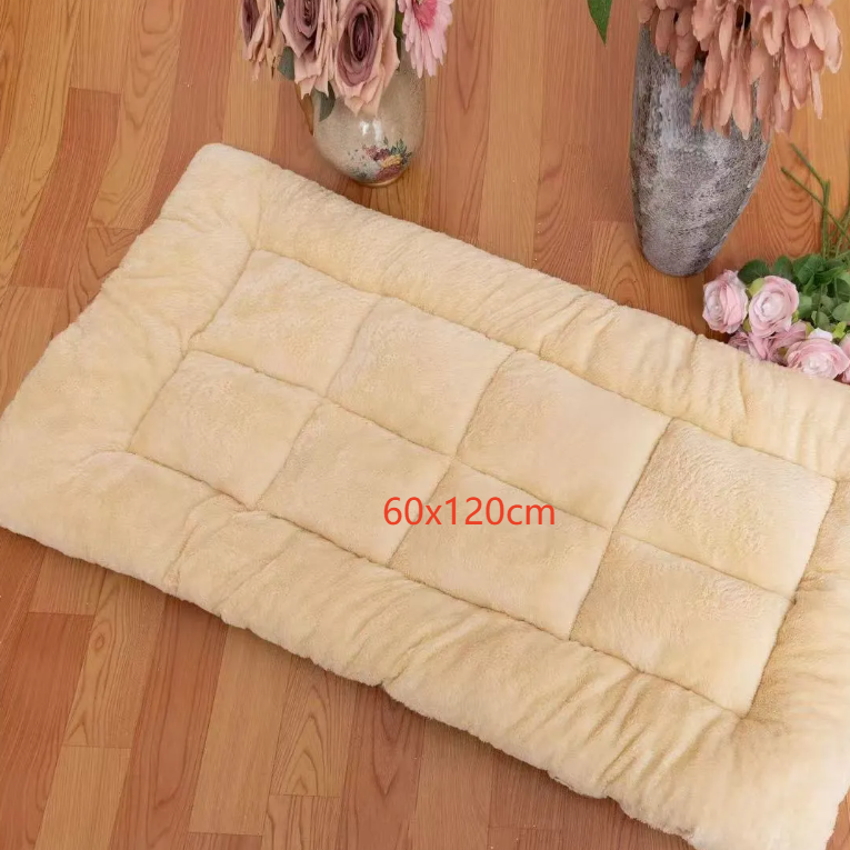 Grey reversible plush pet sleeping mat for dogs and cats, photo 7