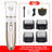 Cordless Dog Hair Clippers with Guide Combs, Low Noise Trimmer Kit