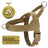 Reflective tactical nylon dog harness, 3 sizes available