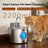 Infrared Sensor Pet Water Fountain, 2.2L 304 Stainless Steel Dispenser with USB Power