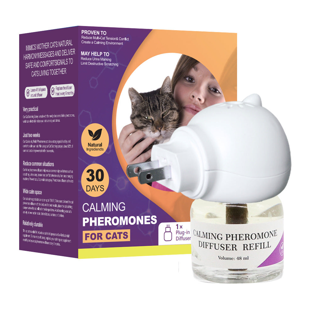 Pet Calming Plug-In Diffuser for Dogs or Cats, UK Plug