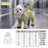 Four leg waterproof dog raincoat, available in 15 styles, image 45