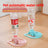 Non-Electric Portable Cat Water Fountain Dispenser in PP, Pink or Blue, Bottle Optional