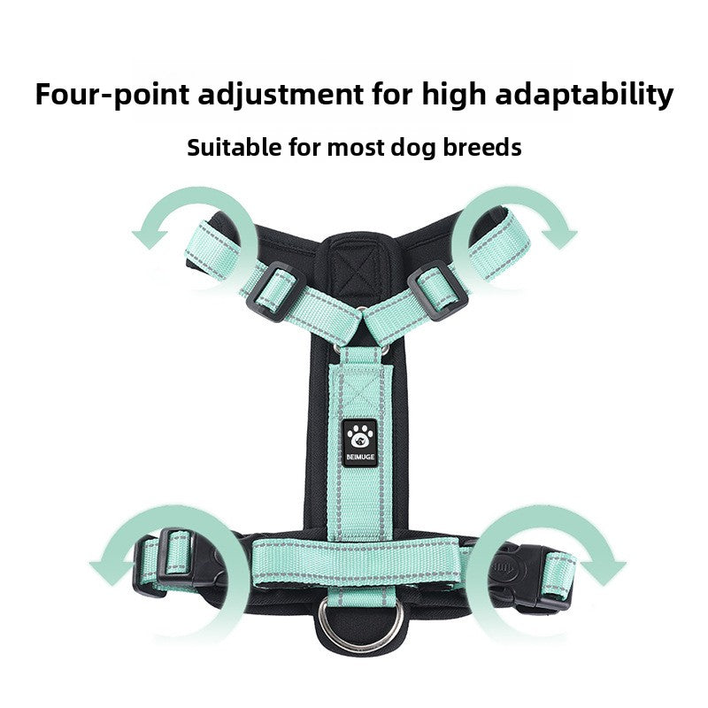 I-shaped escape-resistant dog harness, available from Pet Royale UK