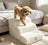 Detachable foam pet stairs with fleece cover, photo 6 of 15
