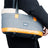 Portable grey pet car seat nest for small dogs, product image 2