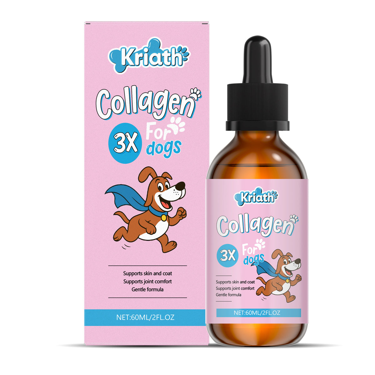 Dog Coat Care Collagen Solution for Healthy Skin and Fur