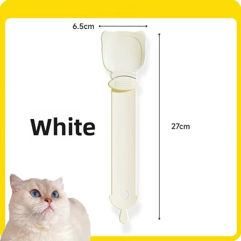 Cat Treat Squeeze Dispenser Tool for Snack Tubes and Pouches with Non-Stick Surface
