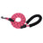 Reflective nylon dog lead with foam handle, available from Pet Royale UK