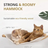 Solid wood wall-mounted cat scratching post with hammock