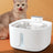 Rechargeable 3.2L Stainless Steel Pet Water Fountain with Sensor and Filter