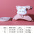 Corduroy cat and small dog harness with pink rabbit design, product image 7