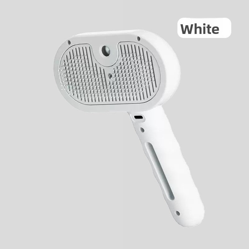 Dual-Sided Pet Spray Comb with Leave-In Essence for Detangling