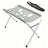 Pet grooming hammock with stand holding a small dog for nail trimming, photo 8