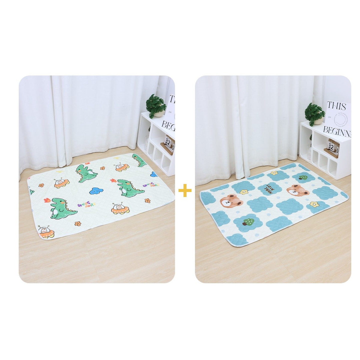 Waterproof non-slip pet mat with cute print, photo 12 of 14