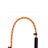Nylon slip lead for large dogs in reflective black