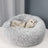 Round velvet cat bed mat for winter, shown in 27 colours and styles