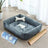 Stain-resistant dog and cat bed in five sizes, product detail photo