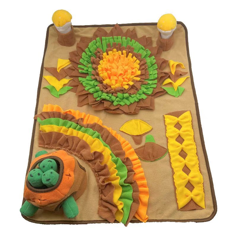 Interactive Pet Snuffle Mat for Dogs and Cats, Scent Foraging
