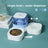 Elevated Double or Triple Pet Food and Water Bowl with Anti-Spill Base for Cats and Dogs