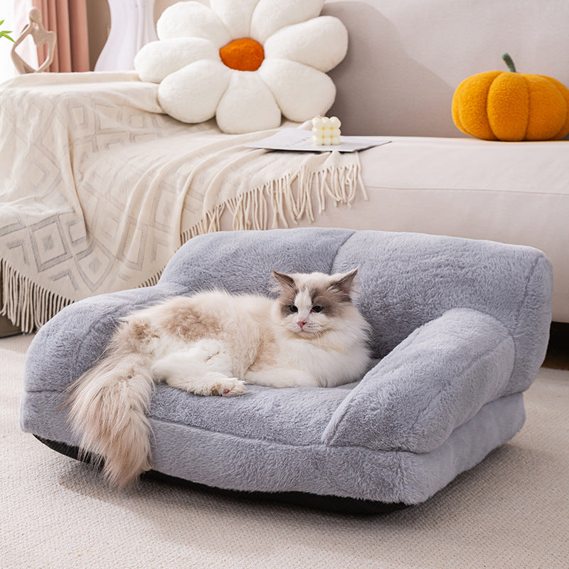Open pet sofa bed for cats and small dogs, photo 1 of 32