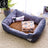 Warm Donut Pet Bed for Cats and Dogs with Optional Blanket, Cooling Mat and Toy, 45-70cm