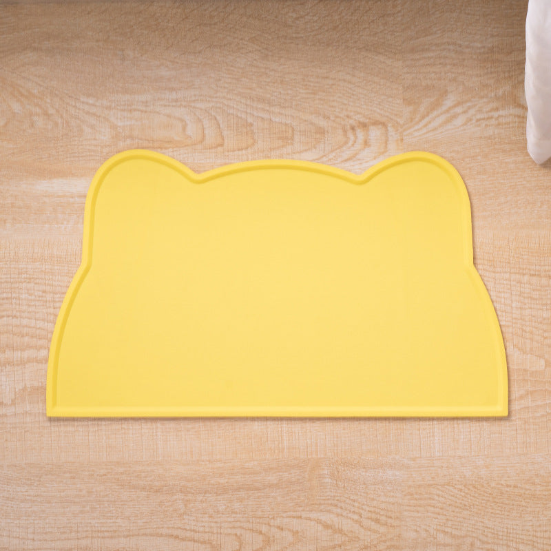 Silicone pet feeding mat with cat ear design, photo 9 of 17