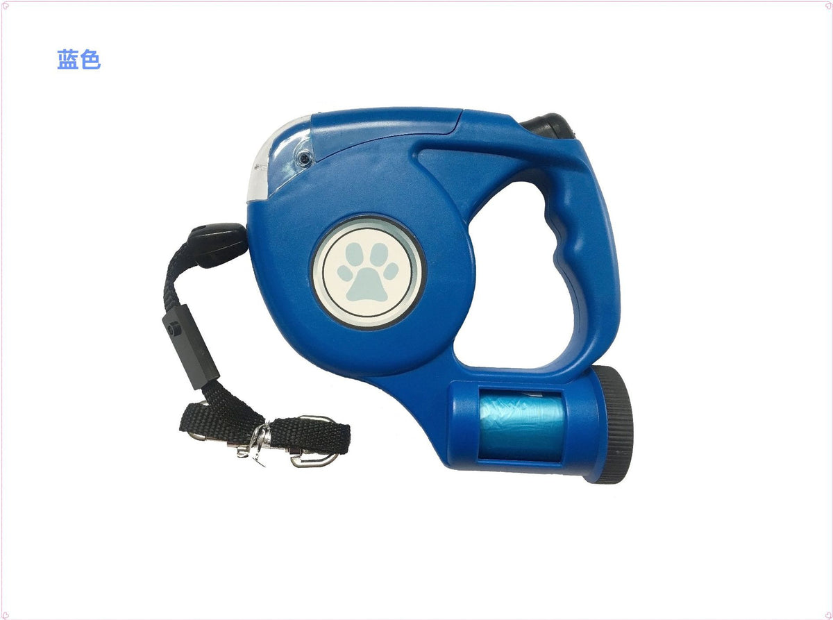 LED retractable dog lead with waste bag dispenser, product image 8