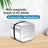 Magnetic double sided aquarium glass cleaner, black or white, view 9