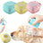 Silicone Dog Bath Brush with Shampoo Dispenser, Soft Massage Bristles