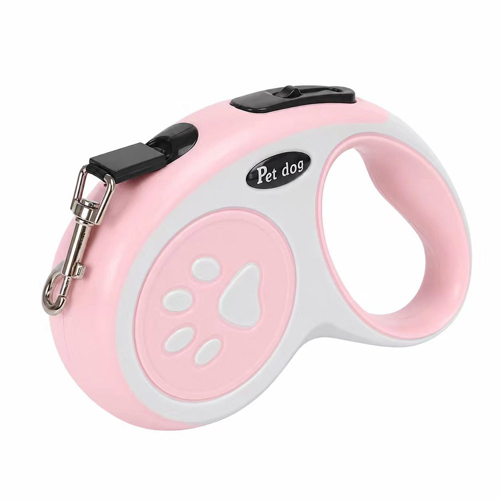 Retractable dog lead with comfort grip, ideal for everyday use