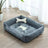 Stain-resistant dog and cat bed in five sizes, product detail photo