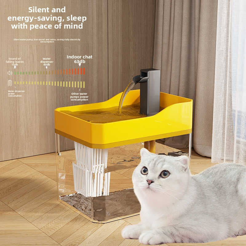 Automatic Pet Water Fountain with Quiet Pump