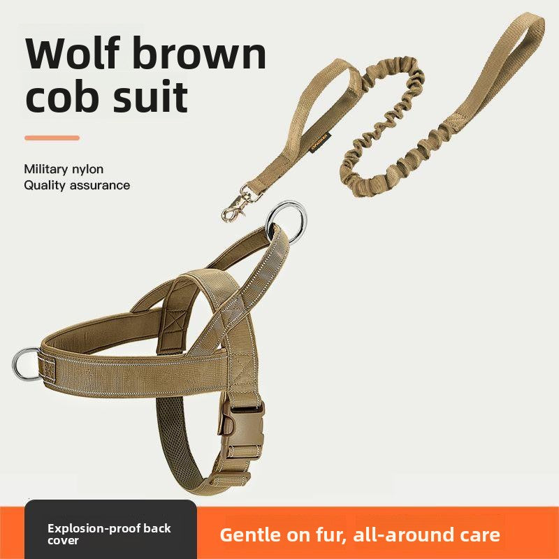 Reflective vest harness for medium and large dogs, available from Pet Royale UK