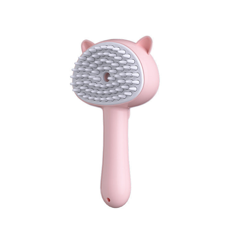 Wireless Electric Pet Massage Comb with Detangling Spray