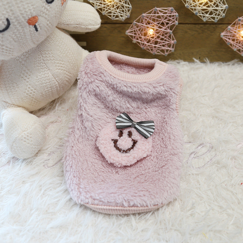 Coral fleece top for newborn puppies and kittens for dogs and cats, image 16