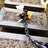 Chain-look plastic dog lead prop, ideal for photos and costume fun