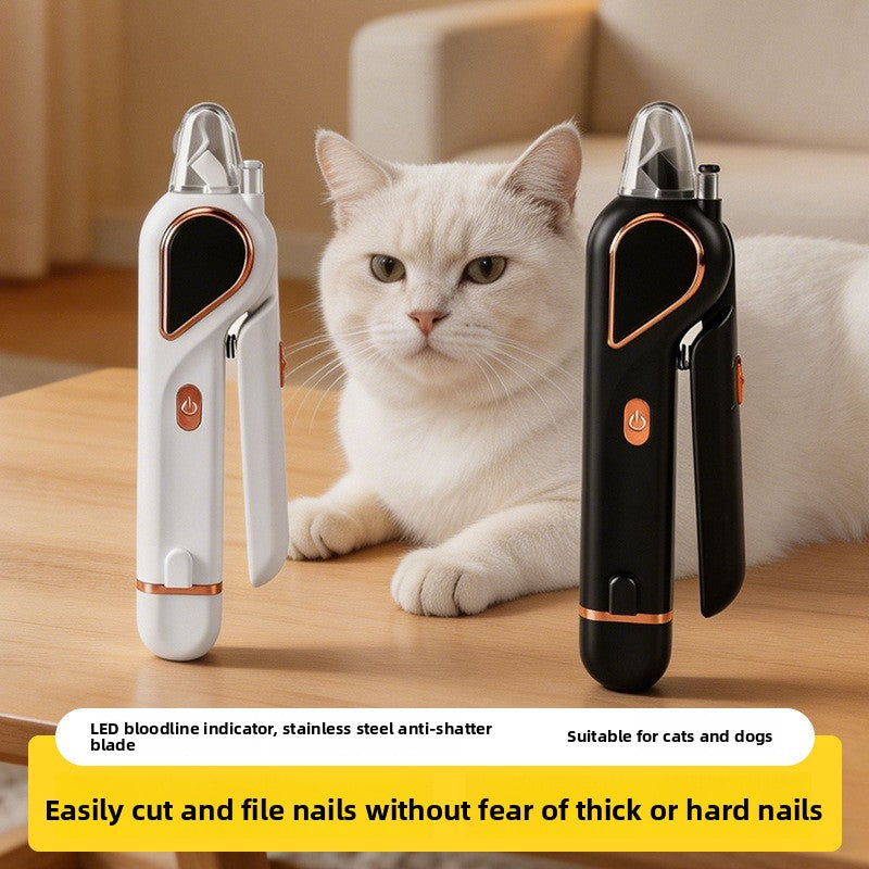 Quiet Electric Pet Nail Grinder, Rechargeable USB Claw Trimmer