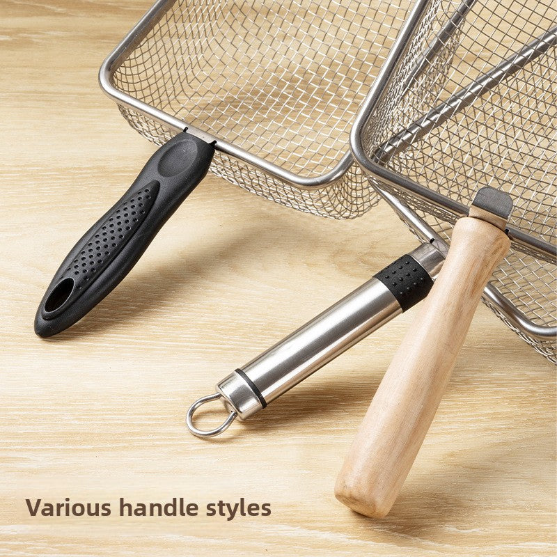 Stainless Steel Cat Litter Scoop with Fine Mesh, Handle Options