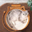 Hand woven rattan cat bed with mat and toy ball, view 1