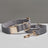 Soft velvet dog collar with metal buckle, 4 sizes available