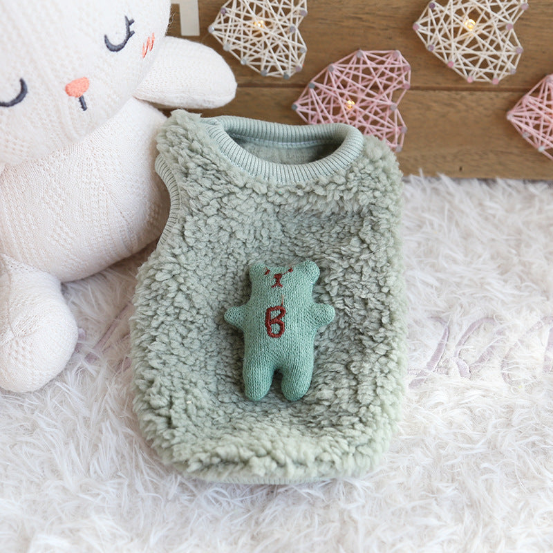 Coral fleece top for newborn puppies and kittens for dogs and cats, image 27