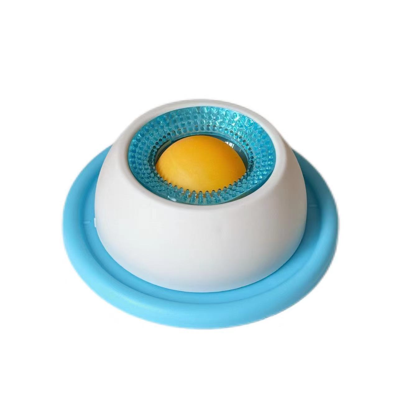 Anti-Spill Licking Toy and Slow Feeder in PP for Cats and Dogs, Orange, Blue or Universal