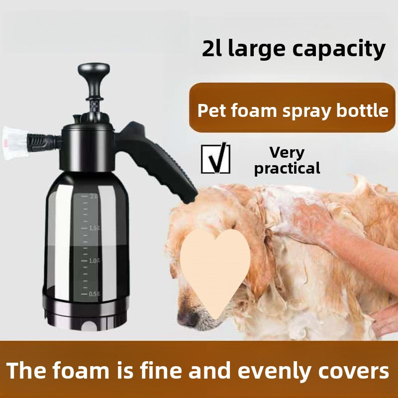 Pet Bath Foam Sprayer Shampoo Dispenser, 500ml or 2L