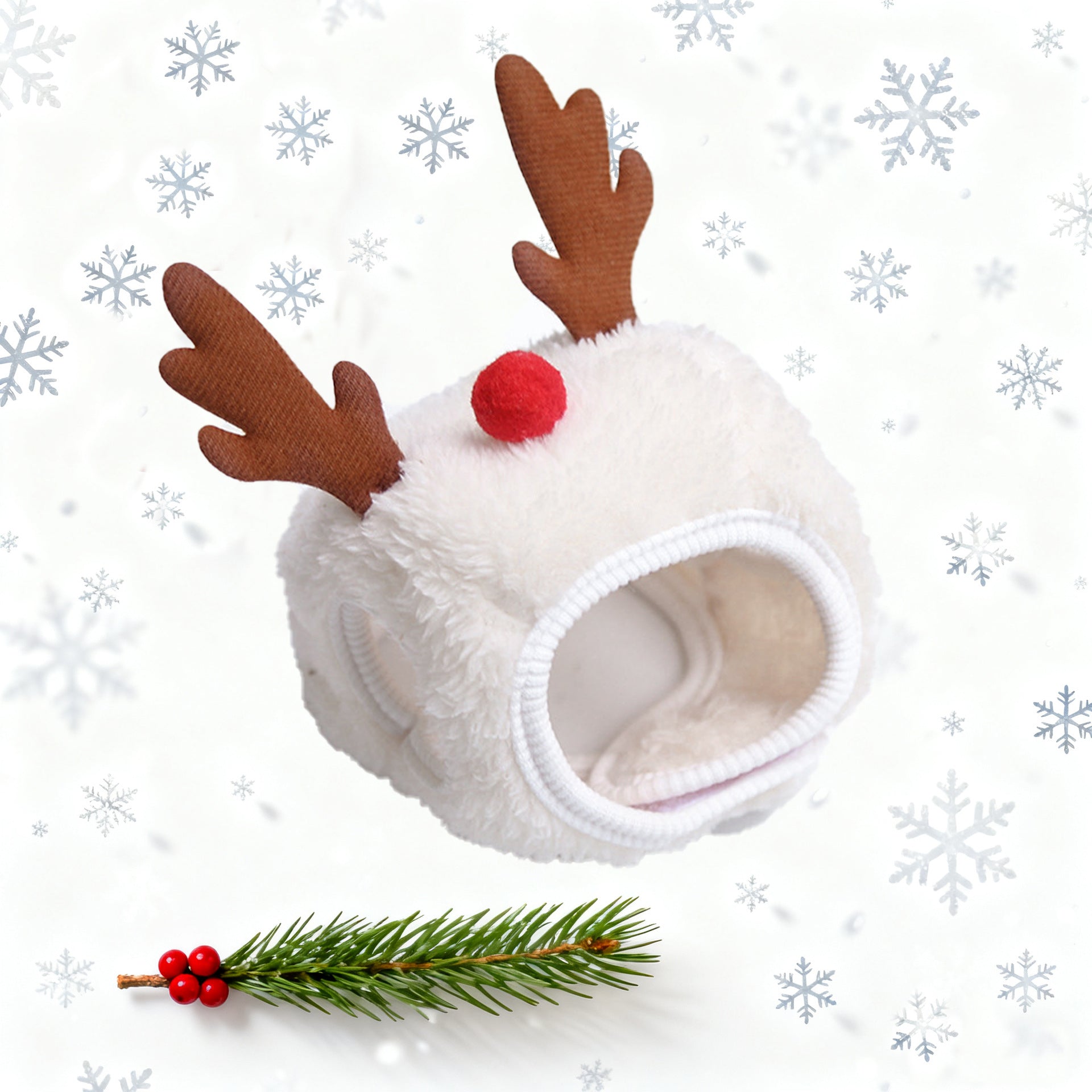 Cute animal headgear hat for cats and small dogs in Black Bat, side view