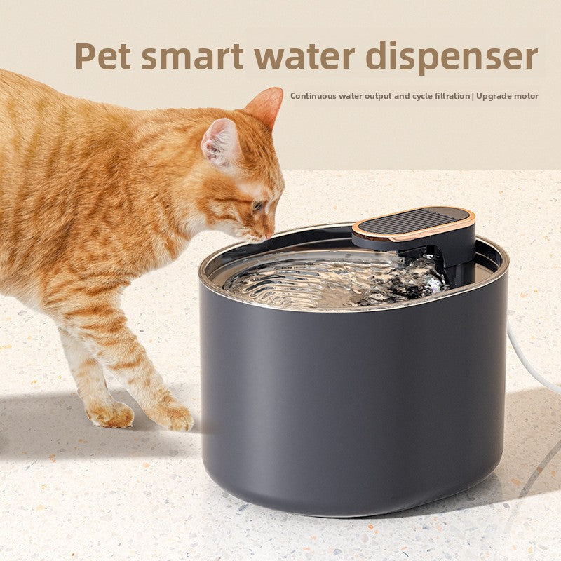 2L USB Pet Water Fountain with Multi-Layer Filter and Quiet Pump for Cats and Dogs