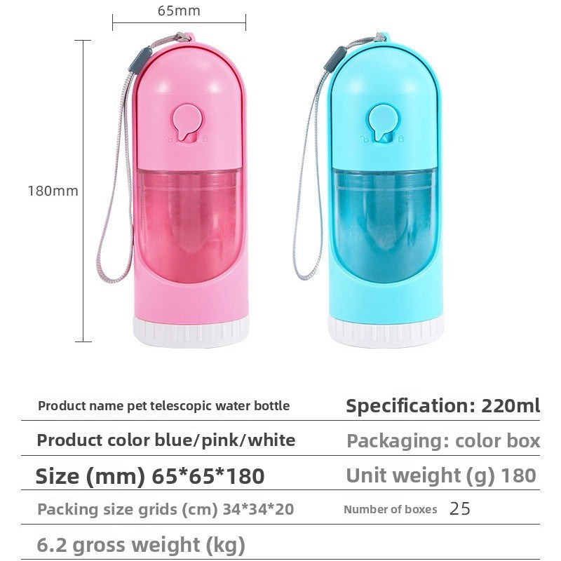 Foldable Portable Dog Water and Food Cup for Outdoor Walks and Summer Outings