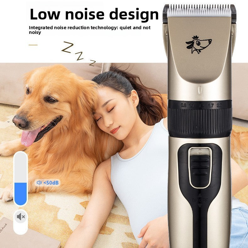 Cordless Dog Grooming Clipper Kit with Guide Combs and Bag