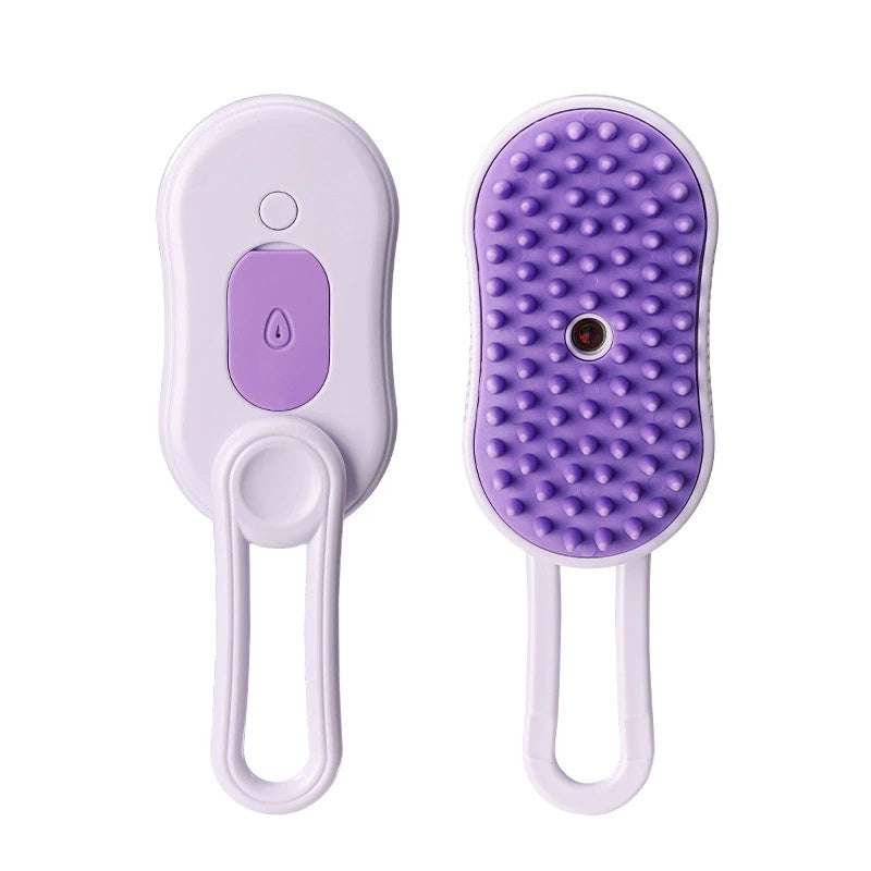 Motorised Pet Grooming Comb with Spray Reservoir, Auto Combing